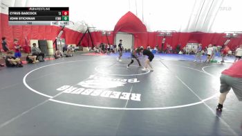 165 lbs Round 1 (8 Team) - John Stickman, FZ Wrestling Club B vs Cyrus Babcock, Team X
