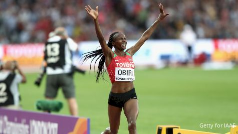 Hellen Obiri Unleashes Huge Kick Over Almaz Ayana To Win 5K Gold