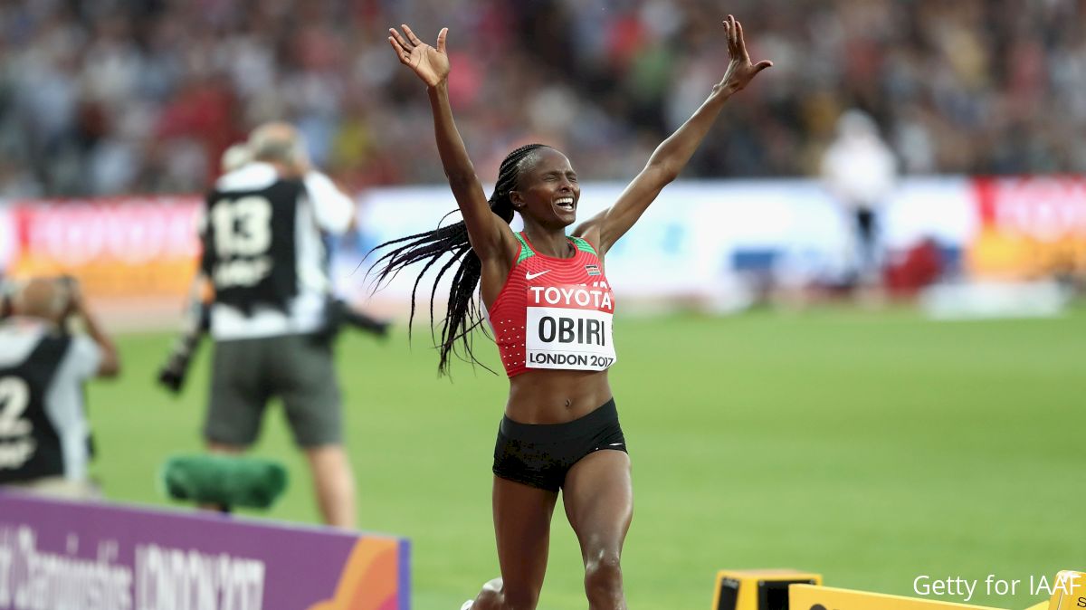 Hellen Obiri Unleashes Huge Kick Over Almaz Ayana To Win 5K Gold