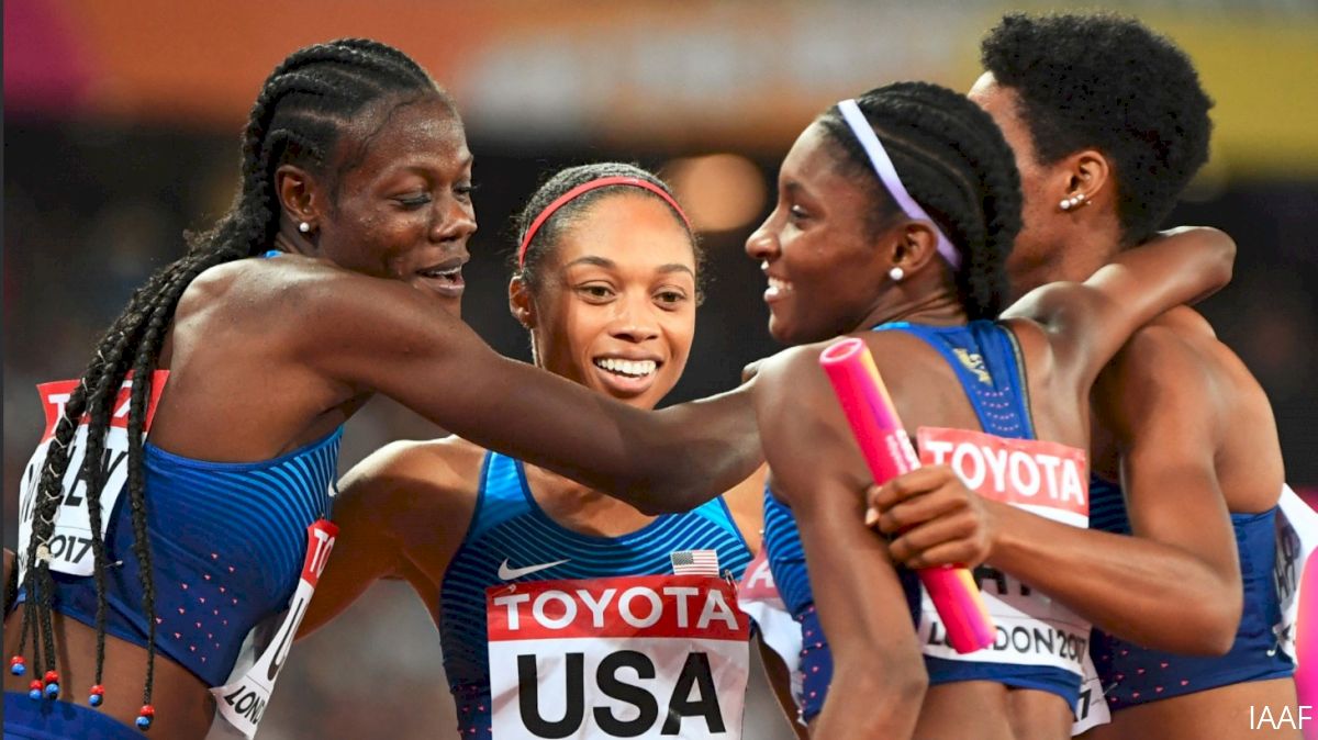 United States Women Dominate The World In 4x400m Relay