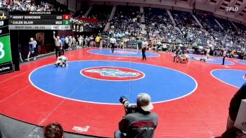 2A-144 lbs Champ. Round 1 - Caleb Blair, Murray County vs Henry Edmonds, Lovett School