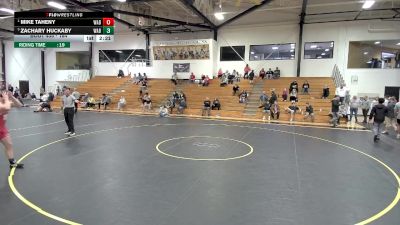 184 lbs 1st Place Match - Mike Taheny, Wabash vs Zachary Huckaby, Wabash