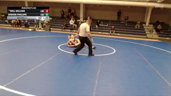 120 lbs Round 6 - Steven Phillips, Lincoln Southwest vs Will Bolling, Liberty North