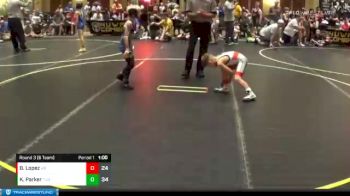 52 lbs Round 3 (6 Team) - Braydon Lopez, Ares Black vs Kam Parker, The Untouchables Black