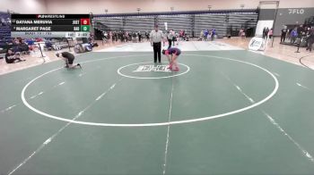 152 lbs Champ. Round 1 - Dayana Meruvia, Justice High School vs Margaret Page, Radford