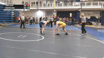 152 lbs Consy 4 - Luke Lilley, Connellsville vs Griffen Reid, North Allegheny