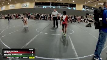 92 lbs Round 1 - Jaguar Maydun, Cali Red vs Moorad Mooradian, New Kent WC