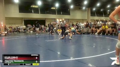 138 lbs Semis (4 Team) - Preston Tramonte, Pod Squad vs Kyler Corley, Florida Pitbulls