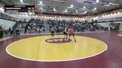 285 lbs Cons. Semi - Quade Peterson, Evanston vs Landon Smith, Kelly Walsh