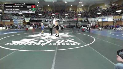 215 lbs Champ. Round 1 - Brodie Boudreaux, Beloit Hs vs Dalton Schleif, St. Marys Hs