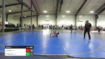 70 lbs Rr Rnd 1 - Jd Paulk, Morris Fitness Wrestling Club - (B) vs Strafford Stevens, Level Up Wrestling Center - (B)