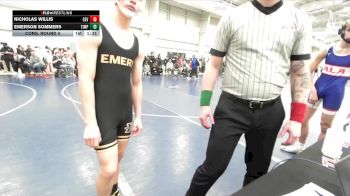 150 lbs Cons. Round 4 - Nicholas Willis, Cedar Valley vs Emerson Sommers, Timpanogos
