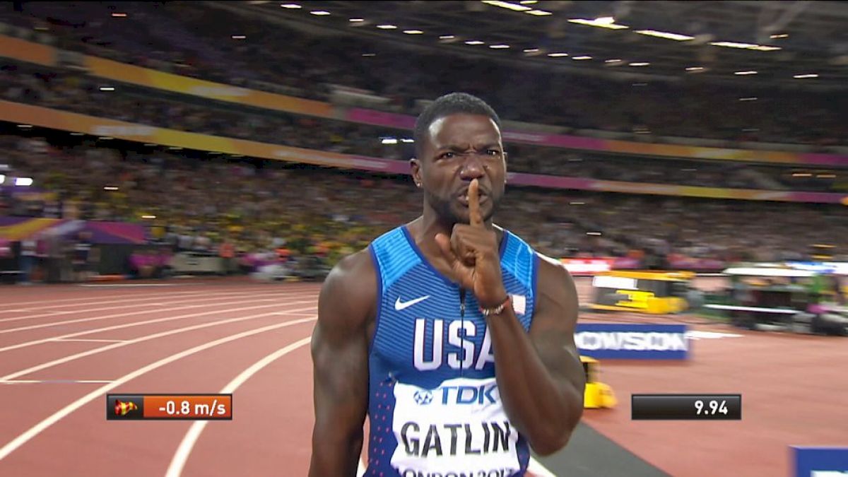 Justin Gatlin Is Rewriting The 'Over 30' 100m Record Books