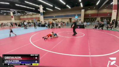 56 lbs Quarterfinal - Christian Huynh, Warrior Trained Wrestling vs Lincoln Myers, Dead Shot Wrestling Club