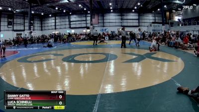 132 lbs Champ. Round 3 - Danny Gatto, Clinic Wrestling Club vs Luca Schinelli, Grizzly Wrestling Club