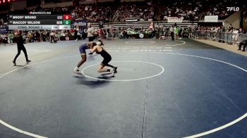 D 2 144 lbs Cons. Round 2 - Maccoy Wilson, Rayne vs Brody Bruno, Leesville
