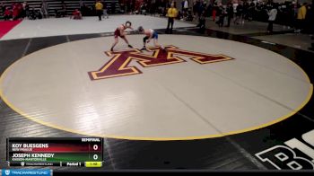 145 lbs Semifinal - Koy Buesgens, New Prague vs Joseph Kennedy, Kasson-Mantorville