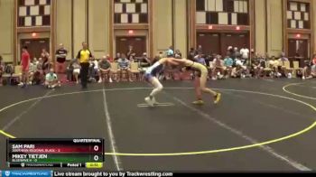 117 lbs Quarterfinals (8 Team) - Mikey Tietjen, BlueWave H vs Sam Pari, Southern Regional Black