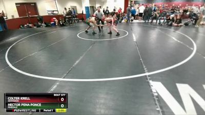 190 lbs Champ. Round 2 - Hector Pena Ponce, Pinedale vs Colter Krell, Kemmerer