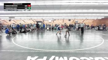 160 lbs Consi Of 8 #2 - Kanaje Brickus, Harrisburg vs Christian King, Lancaster