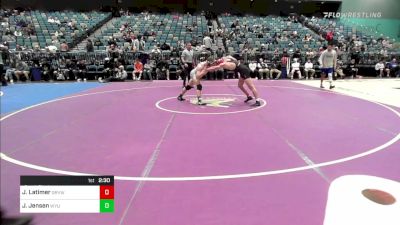 149 lbs Semifinal - Jack Latimer, Grand View vs Jaron Jensen, Wyoming