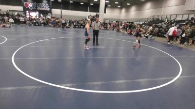 135 lbs Quarters - Kailin Sebert, Best Trained Wrestling vs Mariaha Benedict, Sebolt Wrestling Academy