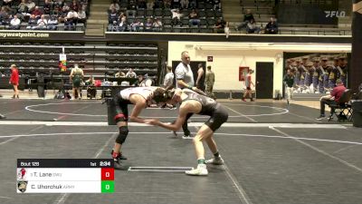 125 lbs Consi Of 8 #2 - Tyson Lane, Gardner-Webb vs Caleb Uhorchuk, Army