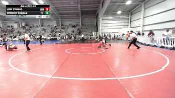 160 lbs Rr Rnd 1 - Liam Evanko, Journeymen Wrestling Blue vs Spencer Shively, The Fort Hammers Maroon