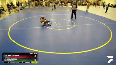 75B Quarterfinal - Tucker Ledoux, Waconia vs Cj Anderson, Fosston-Bagley