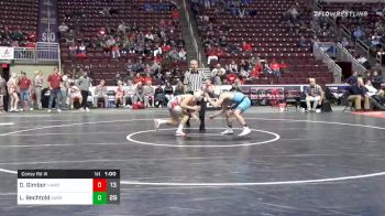 138 lbs Consolation - Dalton Gimbor, Hamburg Area Hs vs Logan Bechtold, Burrell Hs