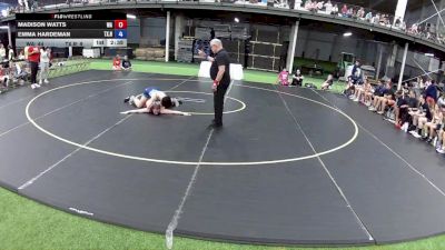 130 lbs Madison Watts, Washington vs Emma Hardeman, Texas Red