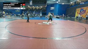 215 lbs Cons. Round 1 - Sawyer Beckman, Brentsville vs Wyatt Sisco, Kinnelon