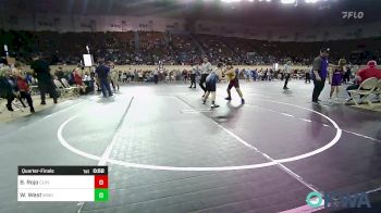 Quarterfinal - Barrett Rojo, Clinton Youth Wrestling vs Wyatt West, Woodland Wrestling Club