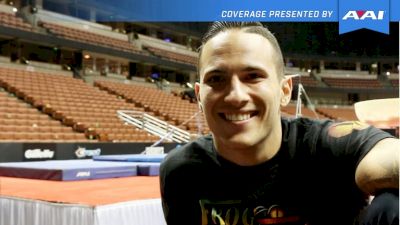 Alex Naddour On USA's Strength On Pommel Horse - 2017 P&G Championships Men Day 1