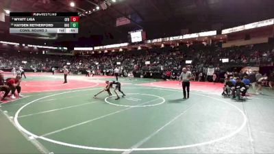 84 lbs Cons. Round 3 - Hayden Retherford, OHCA vs Wyatt Liga, CFD2