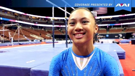 Emma Malabuyo On Pressure, Being A Leader, & Looking Up To Seniors - 2017 P&G Championships Women Day 1