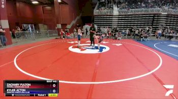 77 lbs Cons. Round 5 - Zachary Fulton, Powell Wrestling Club vs Kyler Acton, Rawlins Wrestling Club