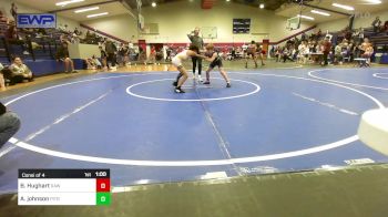 61 lbs Consi Of 4 - Bentley Hughart, Raw Wrestling Club vs Andrew Johnson, Pitbull Wrestling Academy