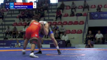 74 kg Qualif. - Naveen Naveen, UWW vs Nikita Dmitrijevs Mayeuski, Individual Neutral Athletes