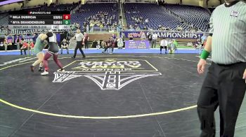 Girls-235 lbs 5th Place Match - Mila Dubroja, Eaton Rapids Hs Girls vs Mya Brandenburg, Allen Park H.s. Girls