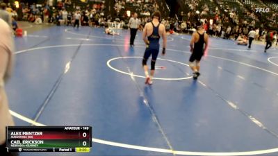 149 lbs Cons. Round 2 - Alex Mentzer, Augustana (SD) vs Cael Erickson, Nebraska-Kearney