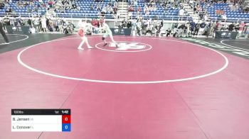 100 lbs Rnd Of 128 - Brody Jensen, Nebraska vs Logan Conover, Illinois