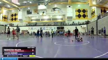 67 lbs Semifinal - Remington Wilson, Midwest Regional Training Center vs Mason Horner, Contenders Wrestling Academy