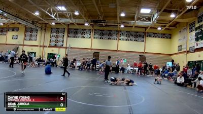 72 lbs Round 8 (10 Team) - Zayne Young, Warhawks Wrestling vs Dean Juhola, Kraken