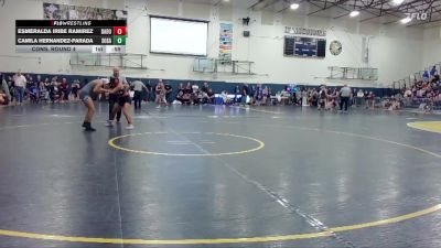 130 lbs Cons. Round 4 - Esmeralda Iribe Ramirez, David Douglas vs Camila Hernandez-Parada, South Salem