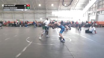 126 lbs Round 4 - Liam Wechsler, Whiteland Wrestling Club vs Daman Borbonus, GLENOAK