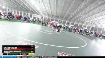 120 lbs Champ. Round 1 - Kacie Jean Nicholes, Stansbury vs Laynee Walker, Kemmerer