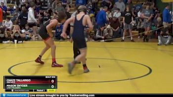 106 lbs Cons. Round 3 - Chazz Tallarigo, OAK HILLS vs Mason Snyder, Lake (Millbury)