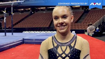 Maile O'Keefe On Defending National AA Title & Being Pushed By Emma - 2017 P&G Championships Women Day 2