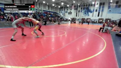 157 lbs Champ. Round 1 - Joshua Davila, Williams Field vs Colin McCrea, Monte Vista